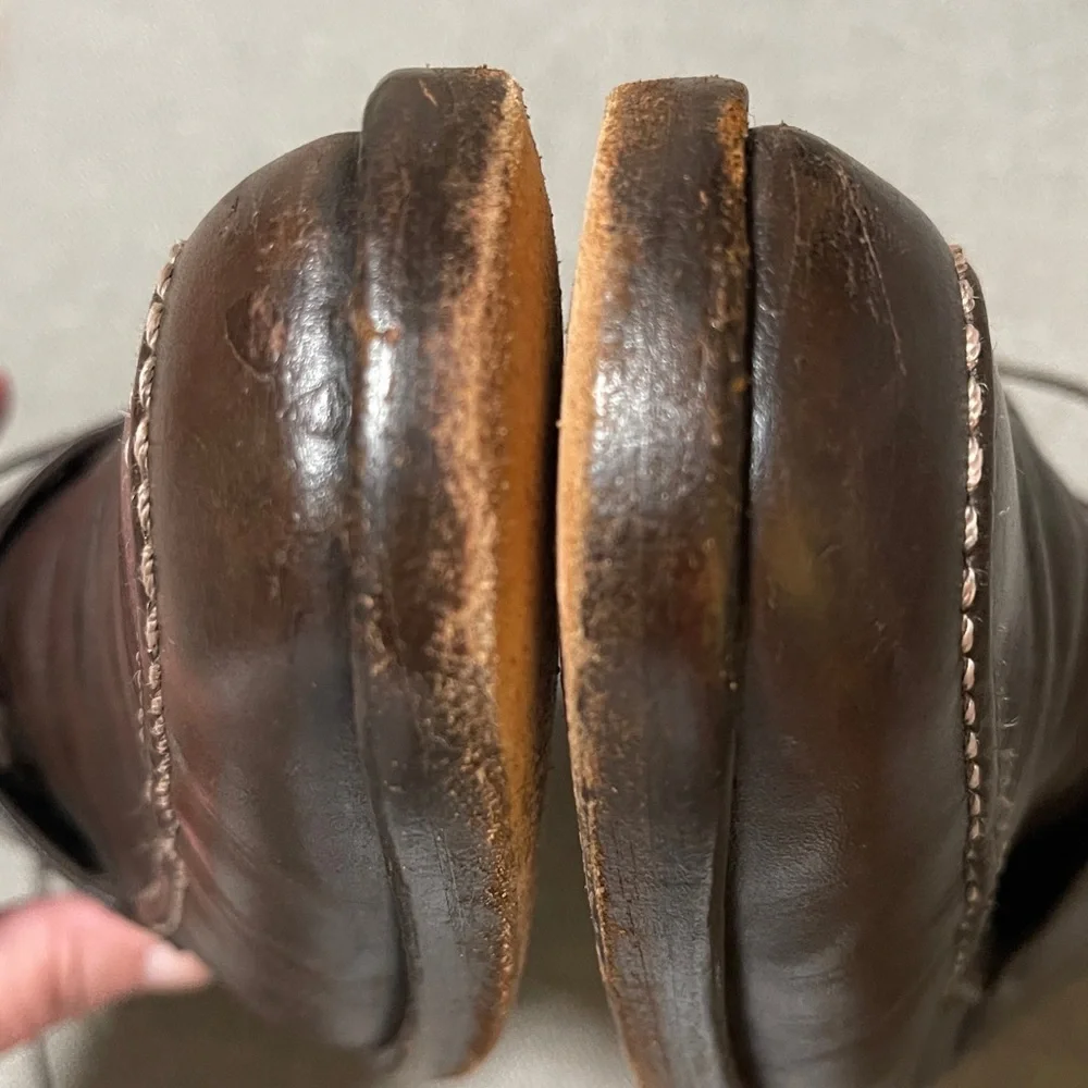 Dark Brown Salvatore Ferragamo Leather Oxfords